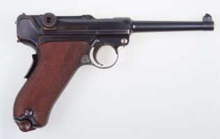 DWM Luger, 1906, M2, Portuguese, Holster, 7.65mmL, A-78