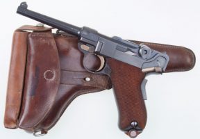 Luger, 1900 Swiss, Military, Wide Trigger, Holster