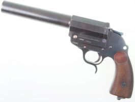 Walther Flare Gun, Military, Long Barrel.