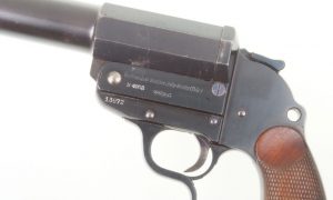 Walther Flare Gun, Military, Long Barrel.