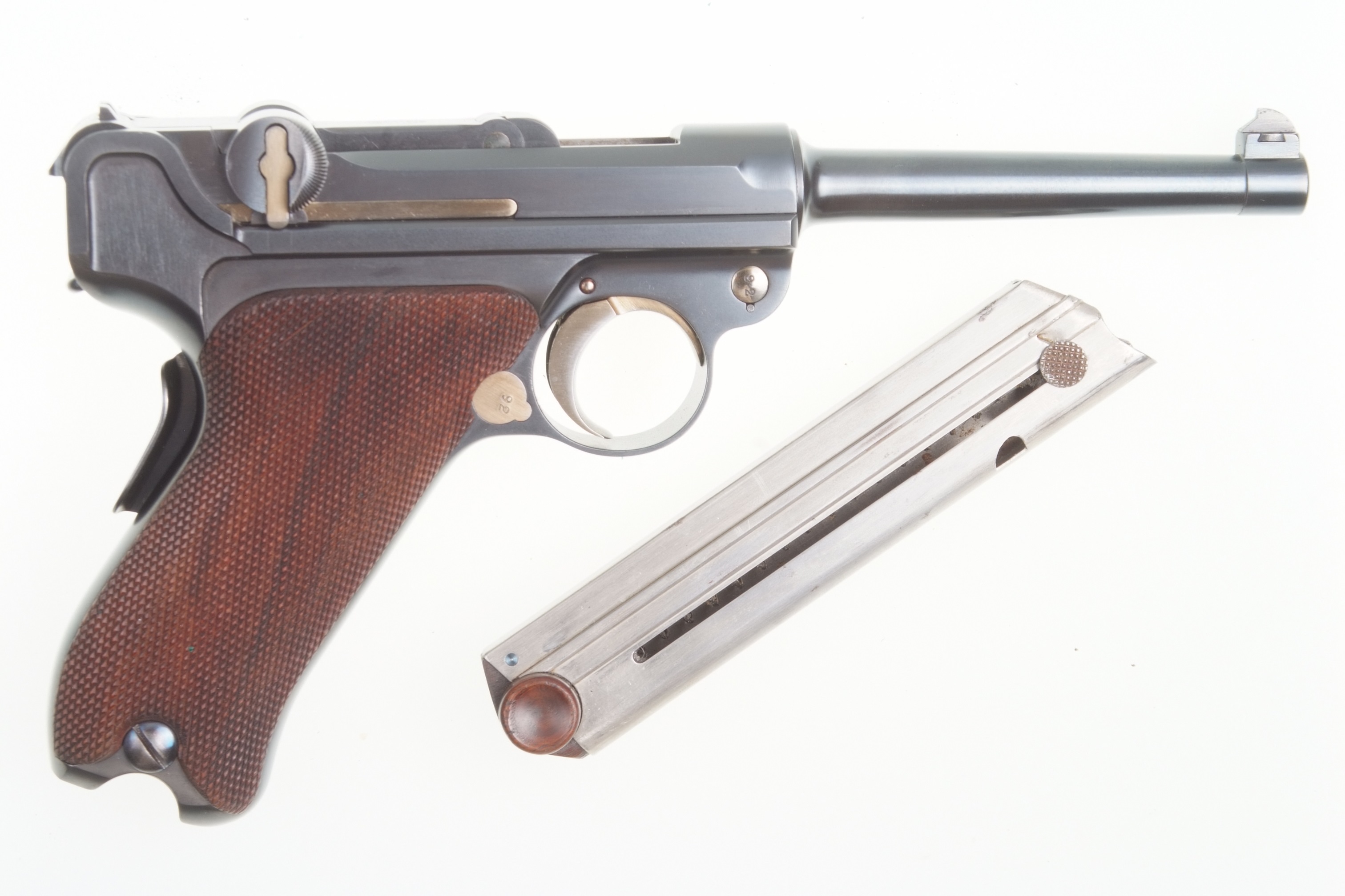 Very Early DWM 1900 Commercial Luger, Unrelieved Frame, A-1346-img-1