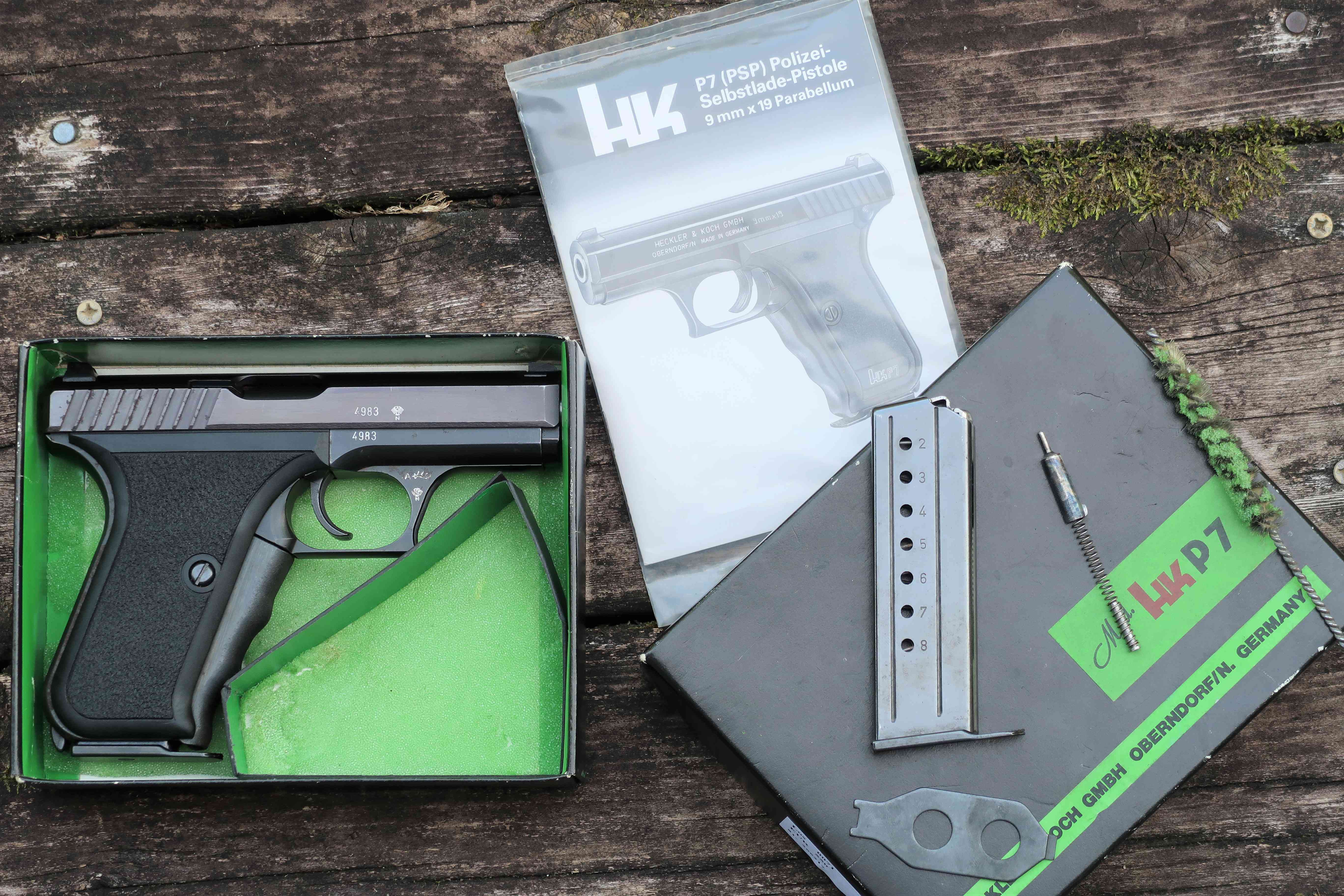 Fra Anvendelig kompromis H&K P7, Early Commercial Production, Boxed with Accessories, 4983, I-696 -  Historic Investments