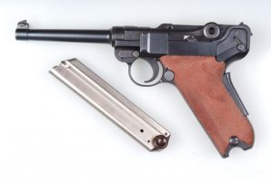 Bern, 1929, Swiss Military Luger, Red Grip, 56377, I-829