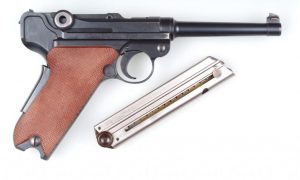 Bern, 1929, Swiss Military Luger, Red Grip, 56377, I-829