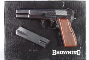 FN, Browning, High Power, Early 1960s, Commercial, Factory Cased, #70494, A-1569