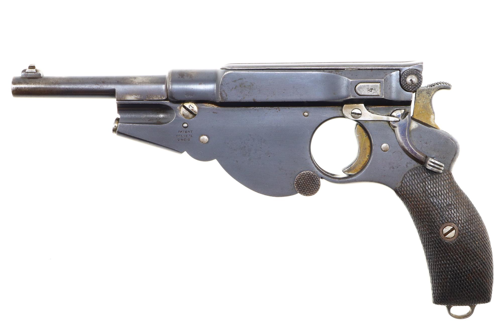 Bergmann M1896, No. 4, cal. 8mm, #2785, ANTIQUE, PCA-143-img-0