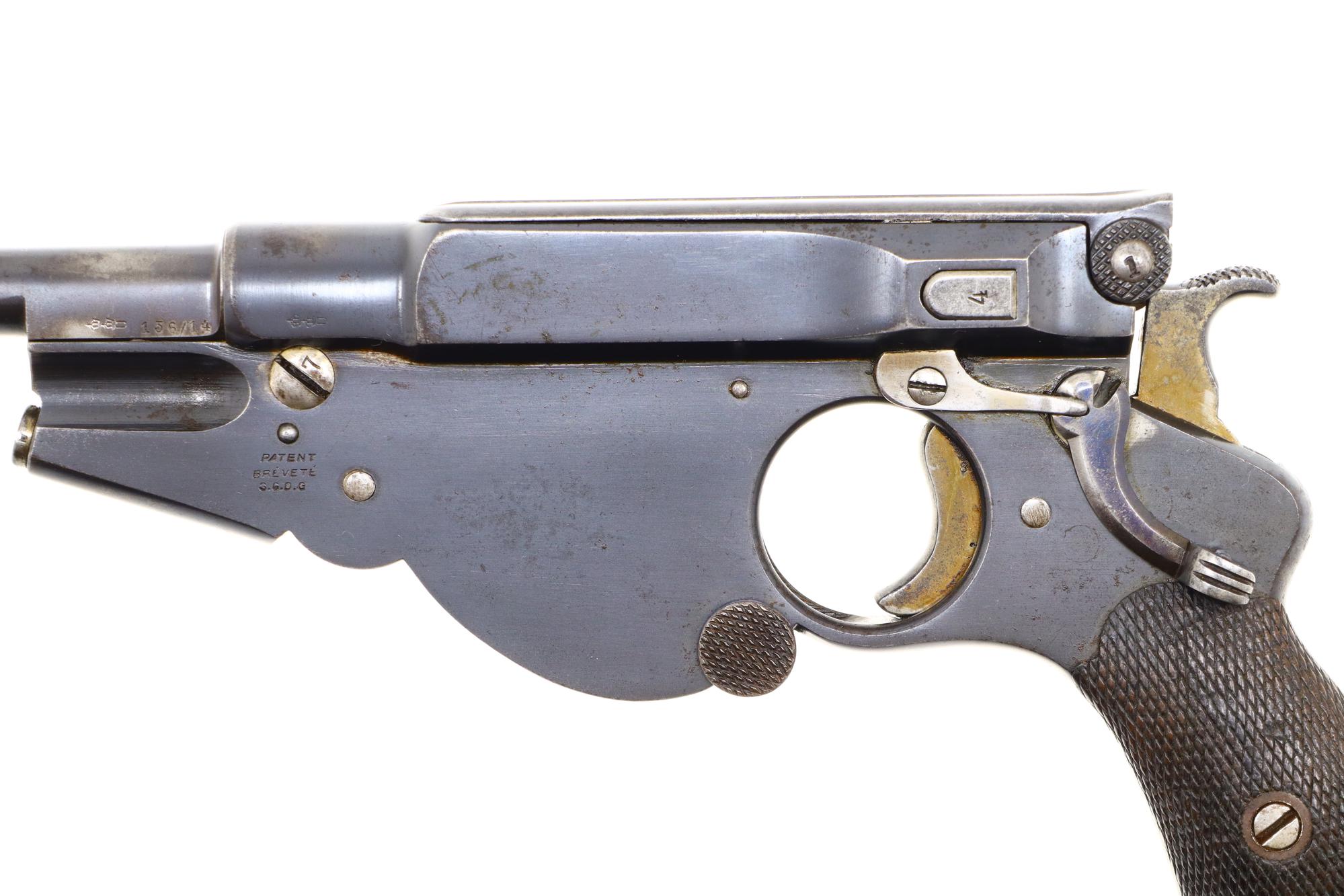 Bergmann M1896, No. 4, cal. 8mm, #2785, ANTIQUE, PCA-143-img-4
