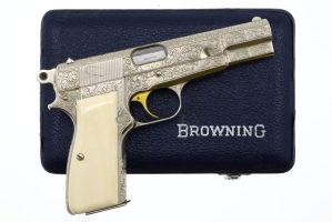 Browning, FN, Renaissance High Power, Early, Coin Finish, Cased, 72406, A-1571