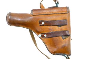 Swiss SIG P49 Military Holster, “71” Date with “73” Date Shoulder Strap, X-234