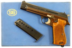 Beautiful First Variation SIG P49, Swiss Military, Boxed, A108365P, I-1174