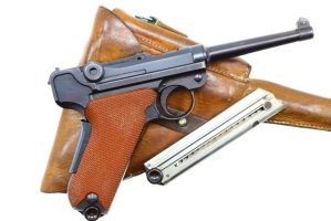 Bern, 1929, Swiss Military Luger, Red Grip, 51119, I-1210