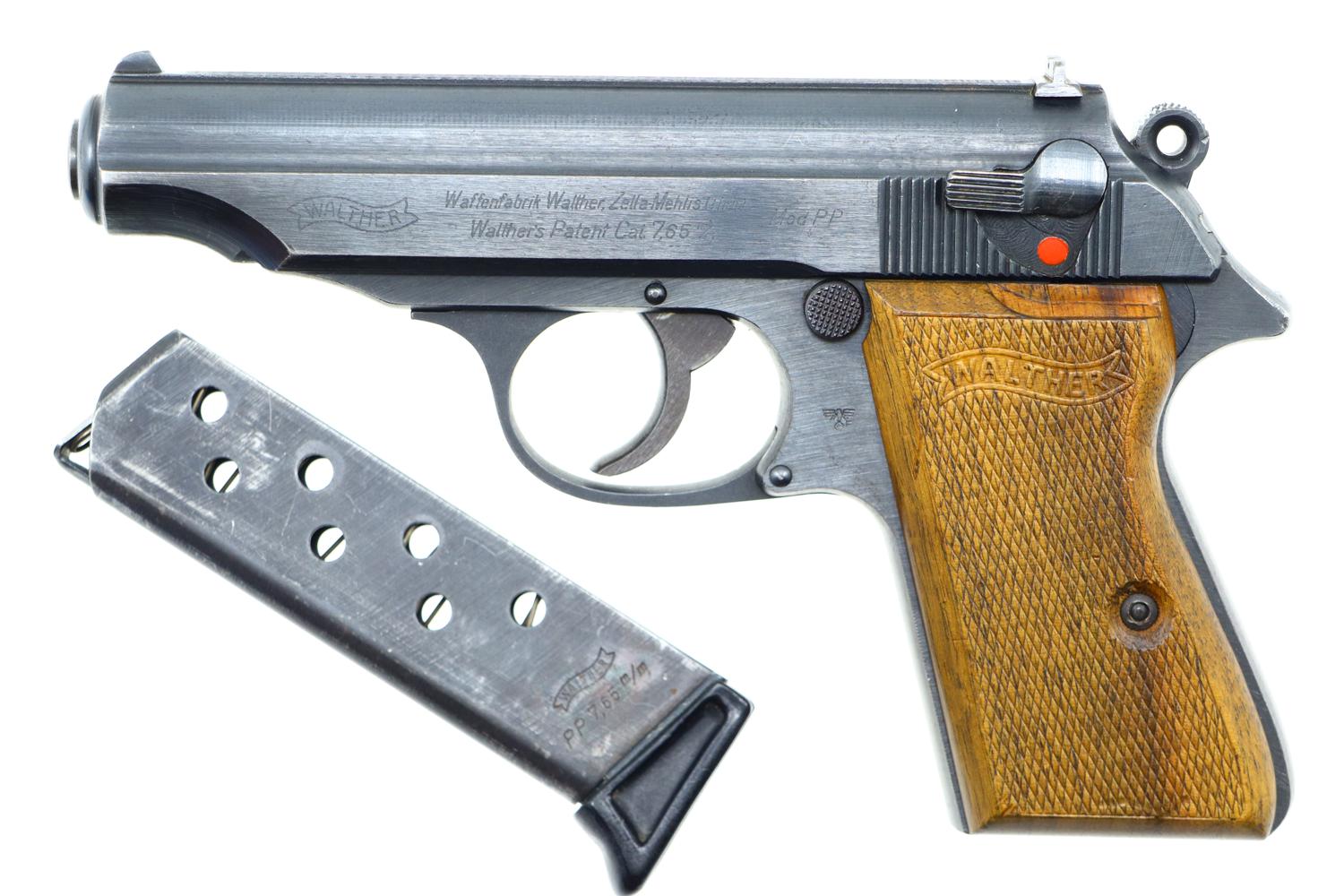 WWII German Walther PP, Police Eagle F, #358194 P,  A-1858-img-0