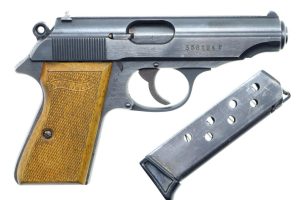 WWII German Walther PP, Police Eagle F, #358194 P,  A-1858