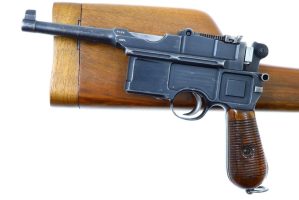Mauser, C96, Broomhandle Pistol, Conehammer, Stock, Antique, 8135, O-96