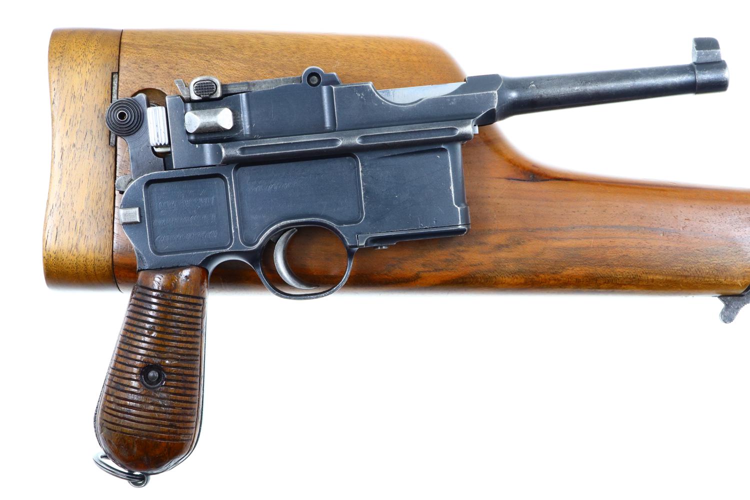 Mauser, C96, Broomhandle Pistol, Conehammer, Stock, Antique, 8135, O-96-img-1
