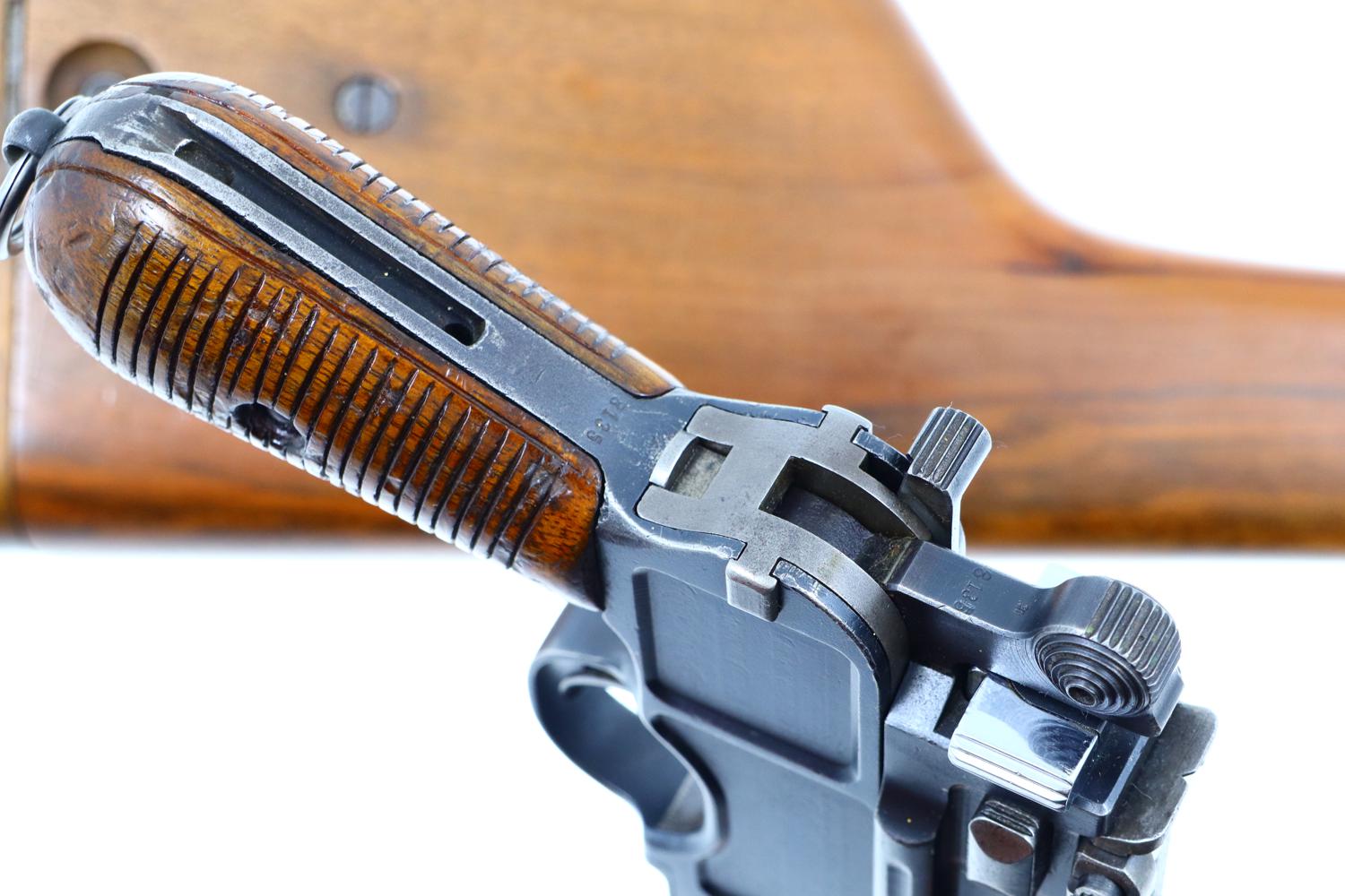 Mauser, C96, Broomhandle Pistol, Conehammer, Stock, Antique, 8135, O-96-img-5
