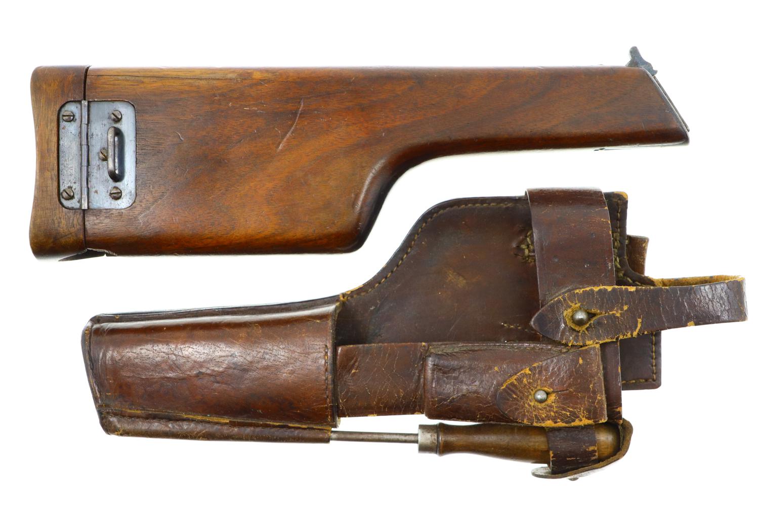 Mauser C96 Pre-War, Wartime Commercial Stock, Red 9 Carrier, X-260-img-0