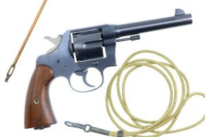 Colt, 1917, U.S. Military Revolver, Lanyard Cord, 79854, FB00923