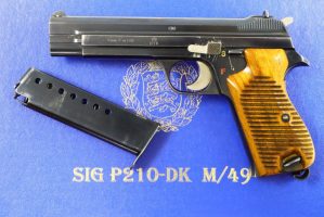 SIG, M49,  Danish Military Pistol, Boxed. 9mmP, 10612, FB00896