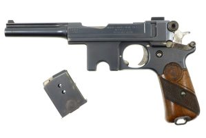 Bergmann Pistol, Model 1910, Danish Contract, all matching, #6438, FB00906