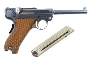 DWM, 1900, Early American Eagle Luger, Swiss Barrel, 2177, FB00783