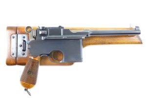 German Mauser C96 Flatside Pistol, Factory-Matching Stock, 27212, FB00845