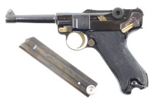 Mauser, P08, German Luger, 1942-date, 9mmP, 2720n, FB00786