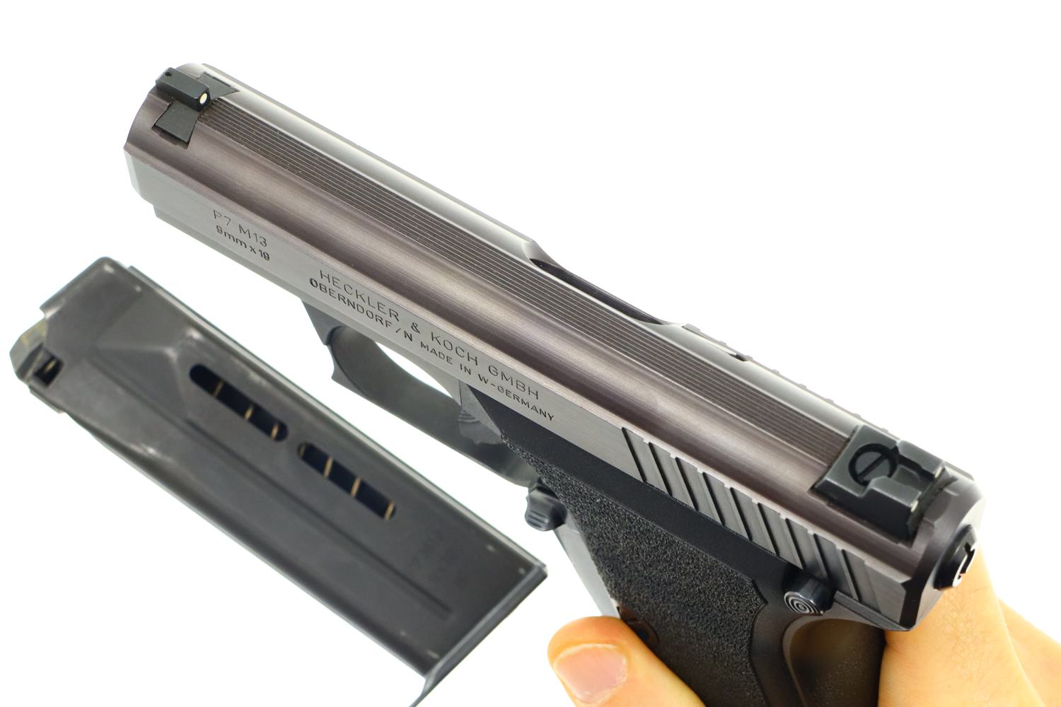 HECKLER & KOCH P7 M13 ガスガン Heckler & Koch P7 M13 9mm – Palm Beach Tactical