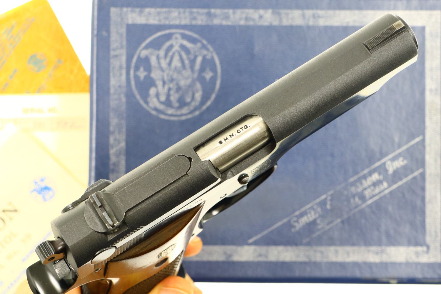 Very Early, High Condition,  Smith & Wesson, 39, Boxed,  38482, FB00991 - Image 10