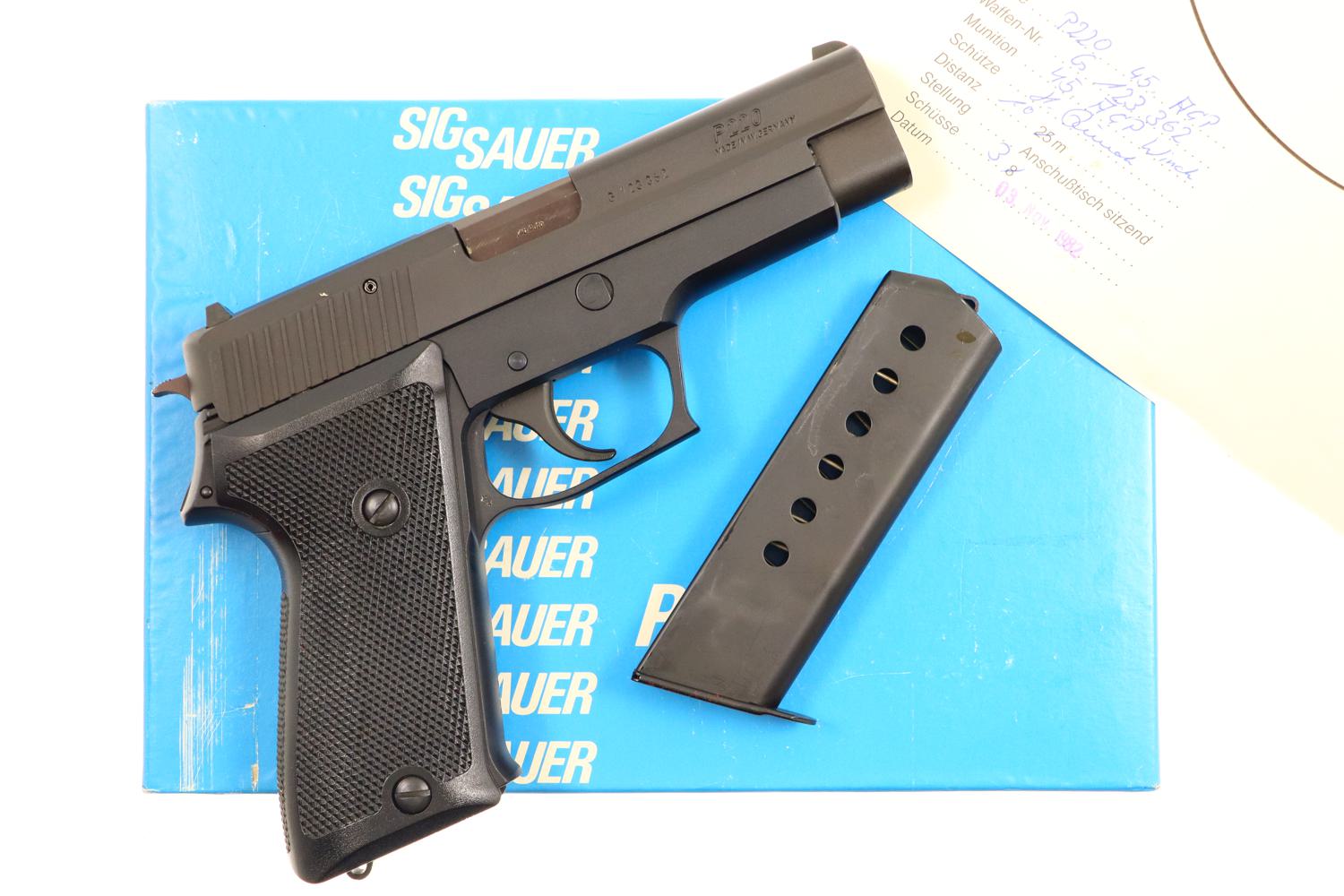SIG Sauer P220, German Production, .45 Auto, G123362, FB00911 - Image 2