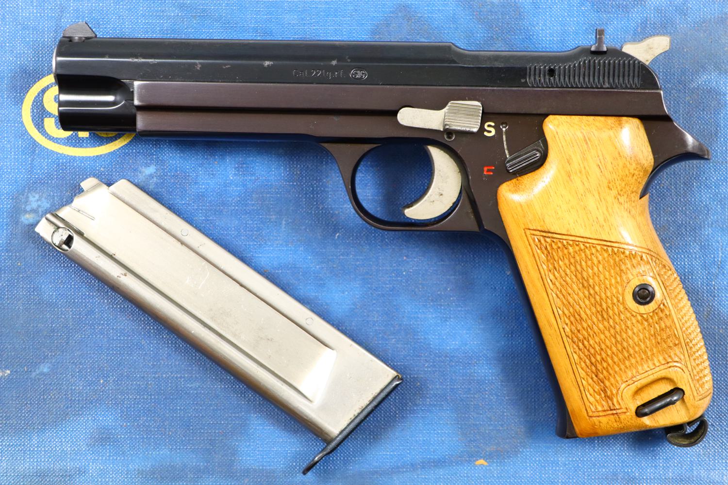 Rare SIG, P210-7, High Polish, Swiss .22 LR Pistol, Boxed, 42409, FB01015