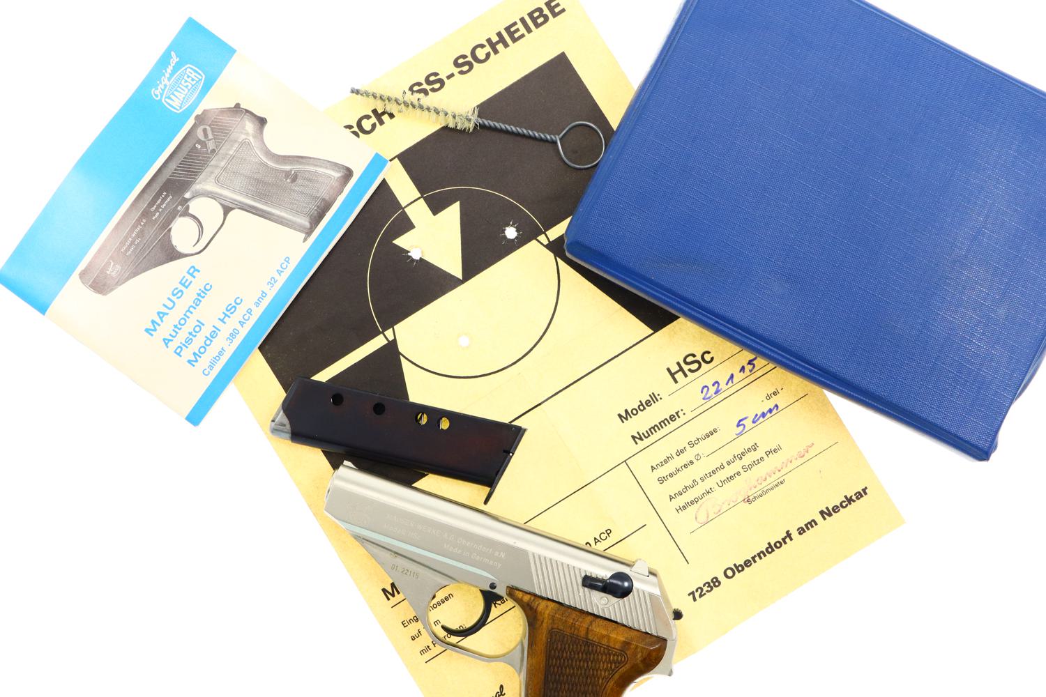 Gorgeous Post War Mauser HSc, Nickled, Boxed, Access., 01.22115, FB01132 - Image 13