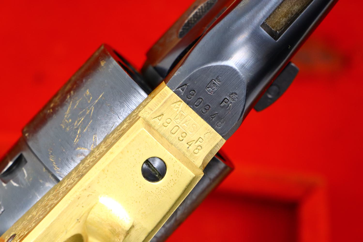 Italian Copy, Engraved and Cased Colt 1860 Army, A90948, O-113 - Image 5