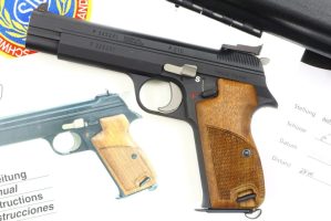 SIG P210-6, Heavy Frame, Swiss Pistol, Cased, P325231, FB01144