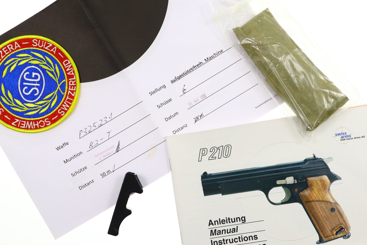SIG P210-6, Heavy Frame, Swiss Pistol, Cased, P325231, FB01144 - Image 13