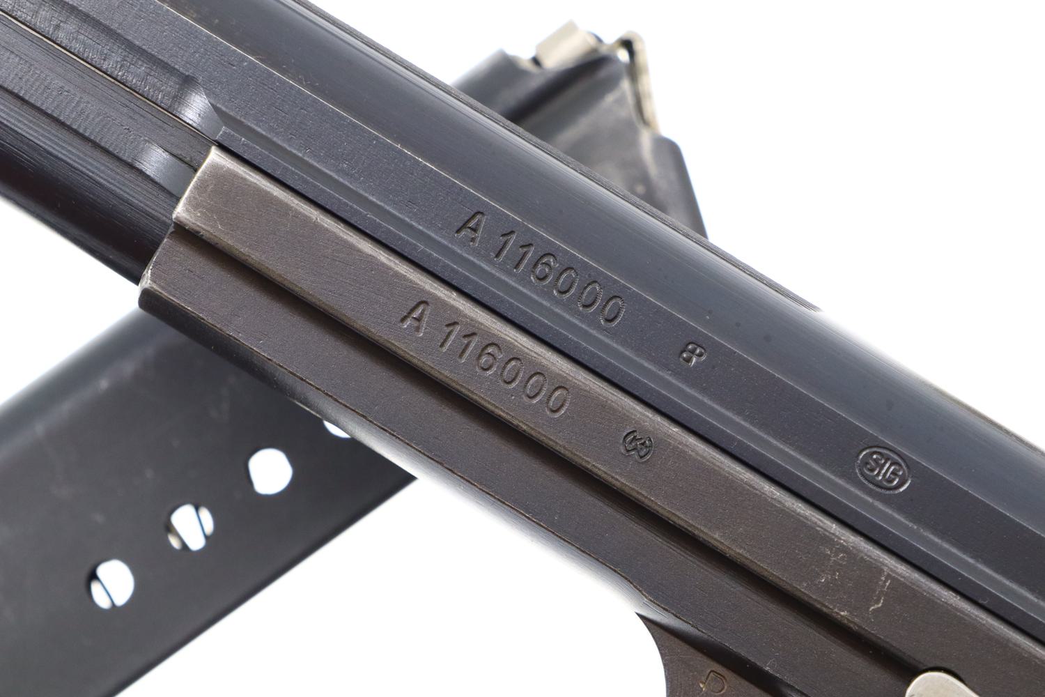 Scarce SIG P49 Pistol, Swiss Military, Transitional, A116000, FB01030 - Image 3