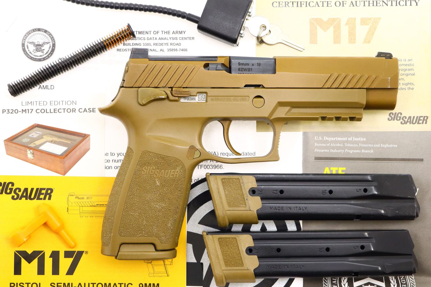 SIG SAUER M17, U.S. Military Surplus, Boxed as Issued, T003966, FB01118 -  Historic Investments