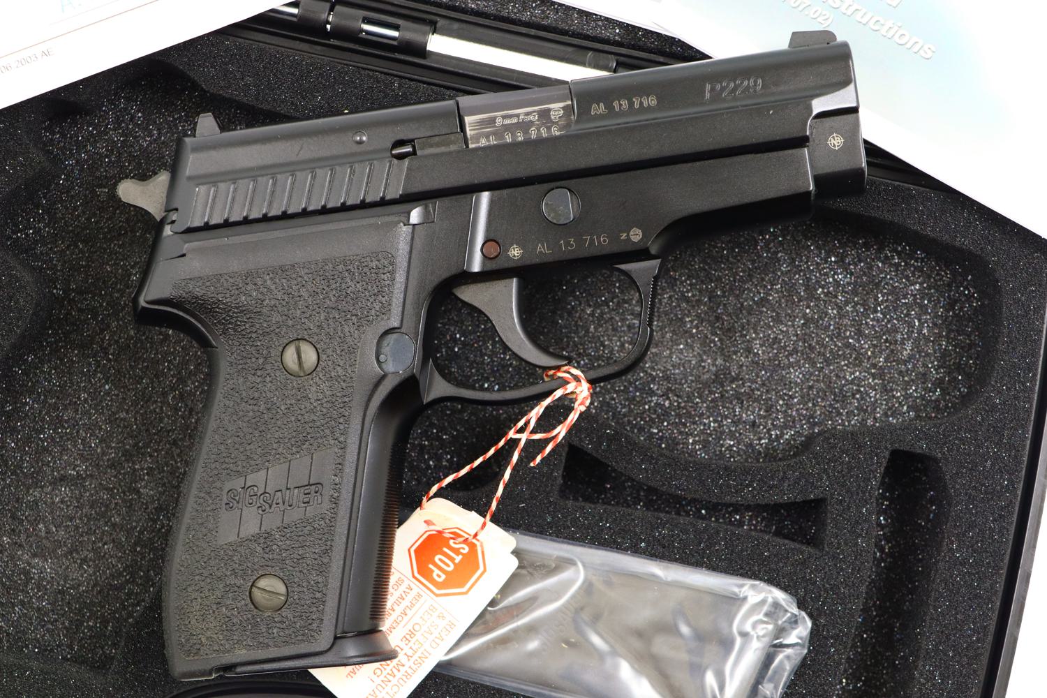 SIG Sauer, P229, Geneva Police, Test Target, Near NIB, AL13716, I-1233