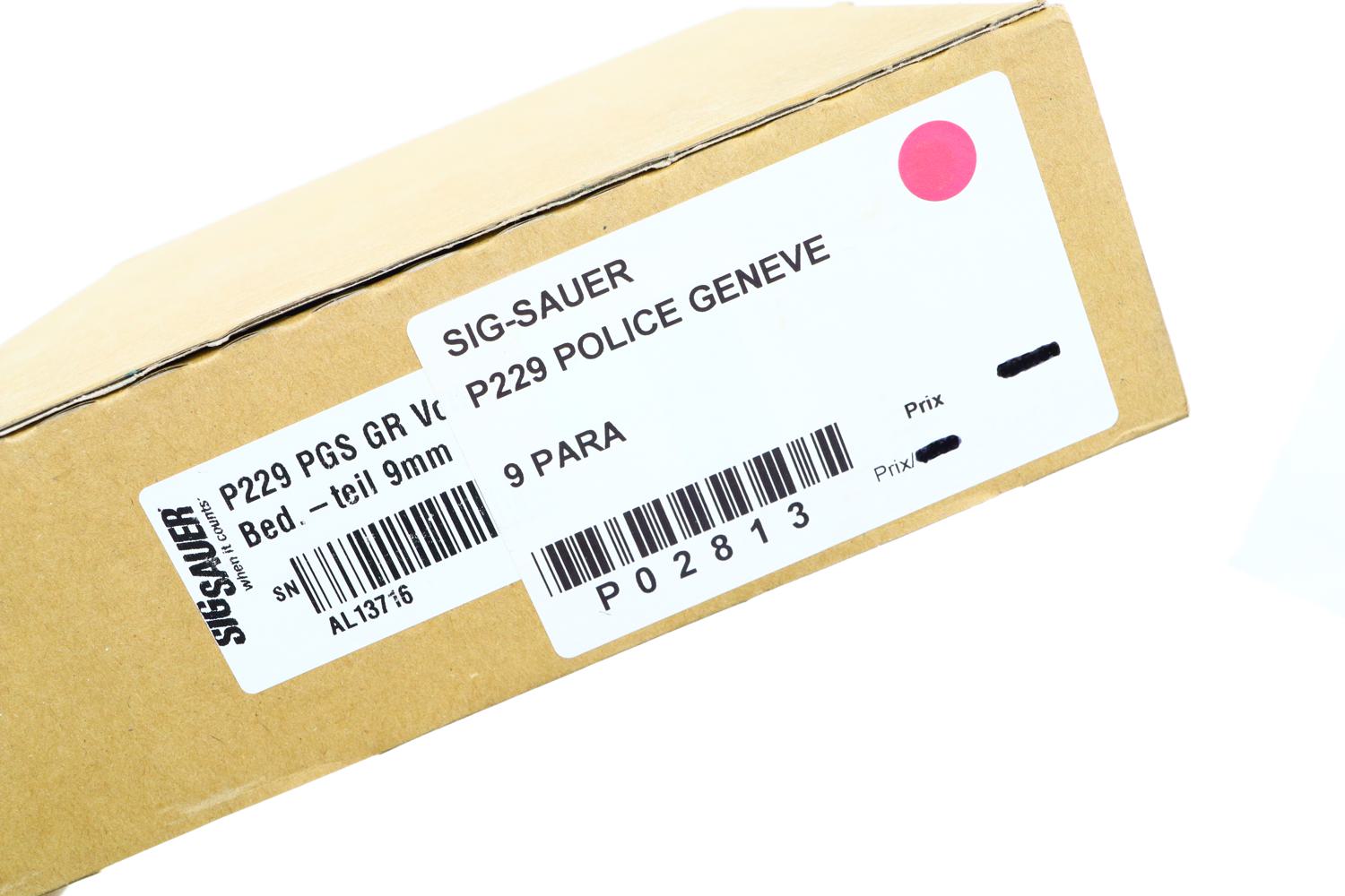 SIG Sauer, P229, Geneva Police, Test Target, Near NIB, AL13716, I-1233 - Image 8