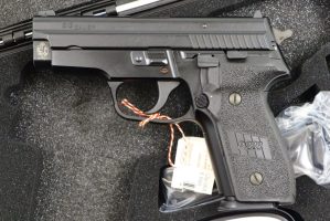 SIG Sauer, P229, Geneva Police, Test Target, Near NIB, AL13729, I-1227