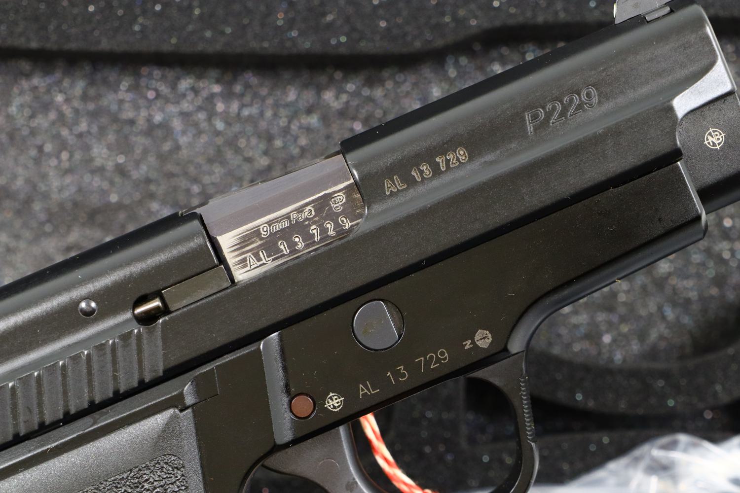 SIG Sauer, P229, Geneva Police, Test Target, Near NIB, AL13729, I-1227 - Image 4