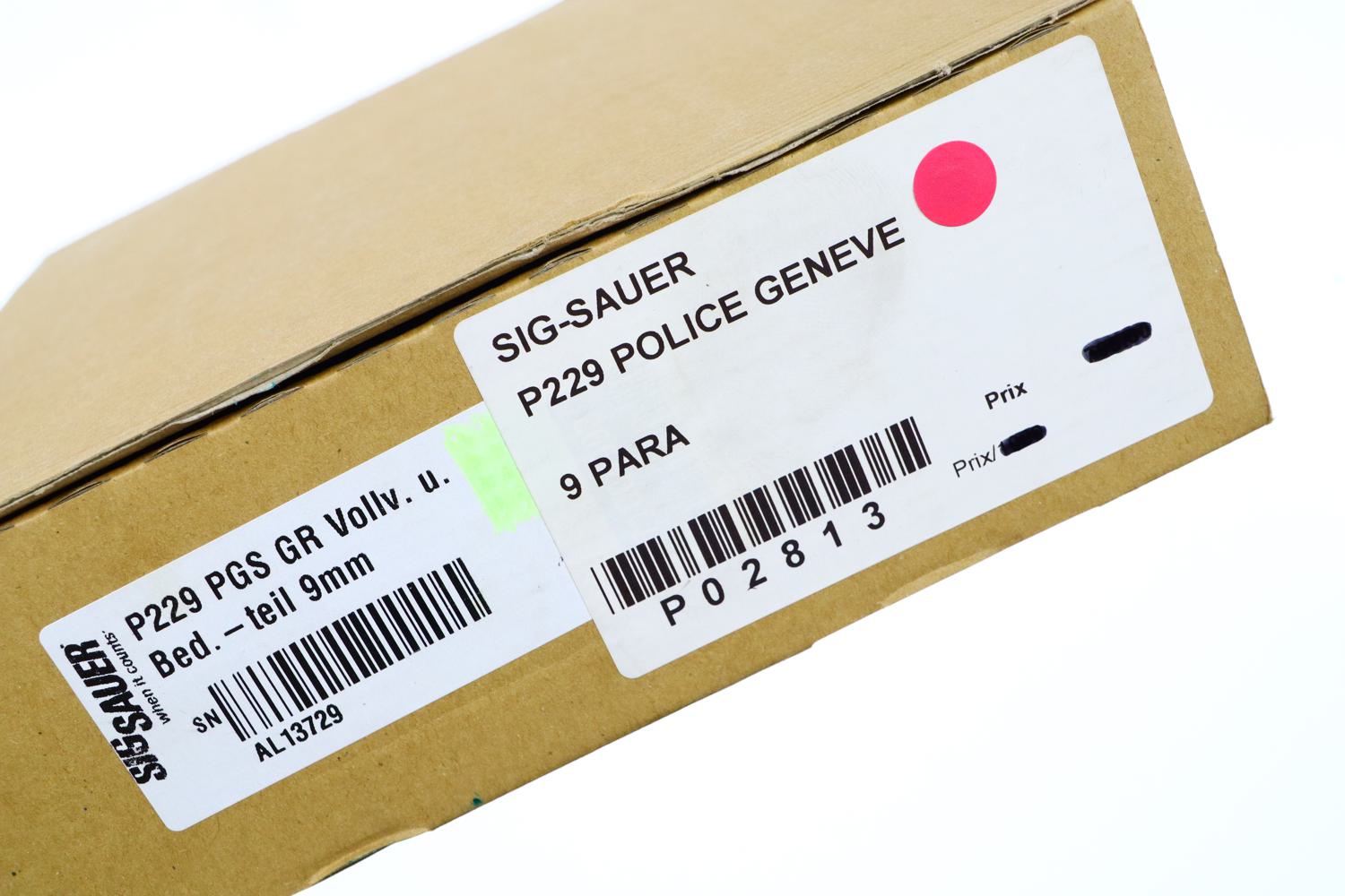 SIG Sauer, P229, Geneva Police, Test Target, Near NIB, AL13729, I-1227 - Image 8