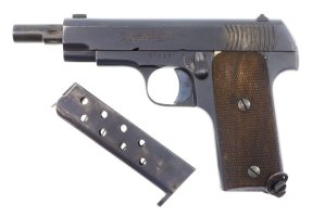 Scarce Spanish Alkartasuna Pistol, Eibar Type, Extended Barrel, FB01143