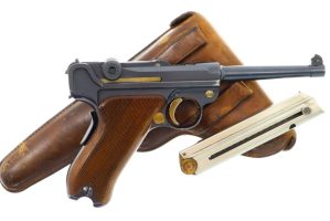 W&F Bern 1924, Swiss Military Luger, with Holster, 24670, FB00045