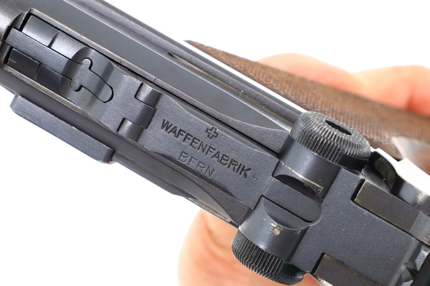 W&F Bern 1924, Swiss Military Luger, with Holster, 24670, FB00045 - Image 10