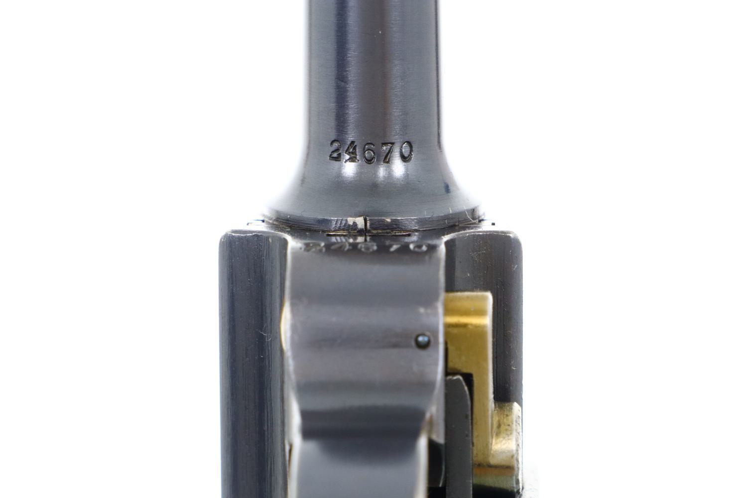 W&F Bern 1924, Swiss Military Luger, with Holster, 24670, FB00045 - Image 12