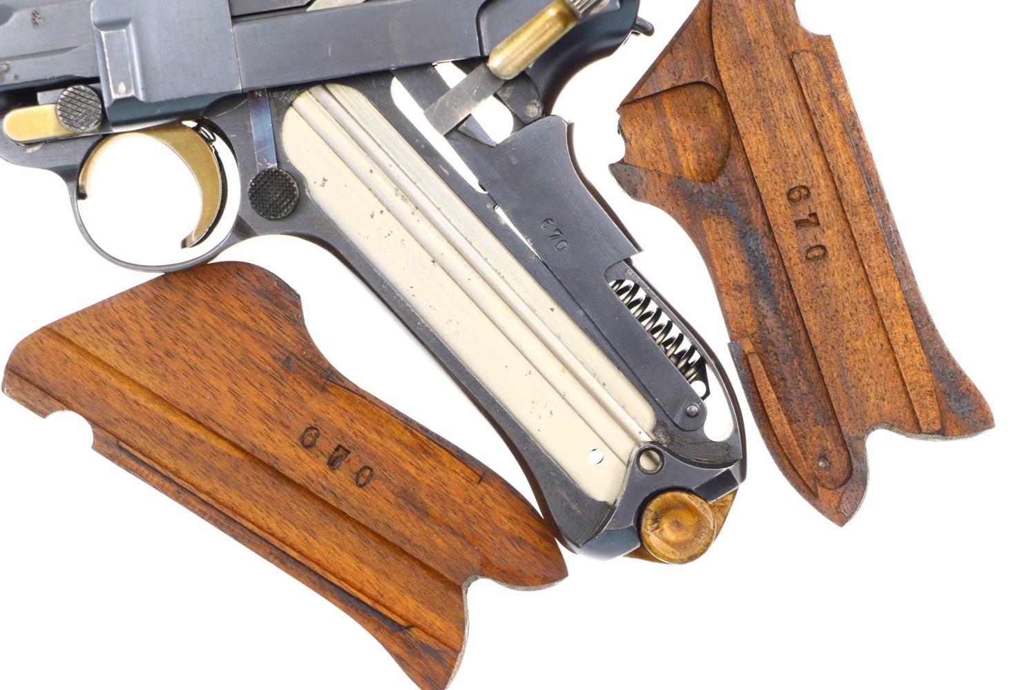 W&F Bern 1924, Swiss Military Luger, with Holster, 24670, FB00045 - Image 23