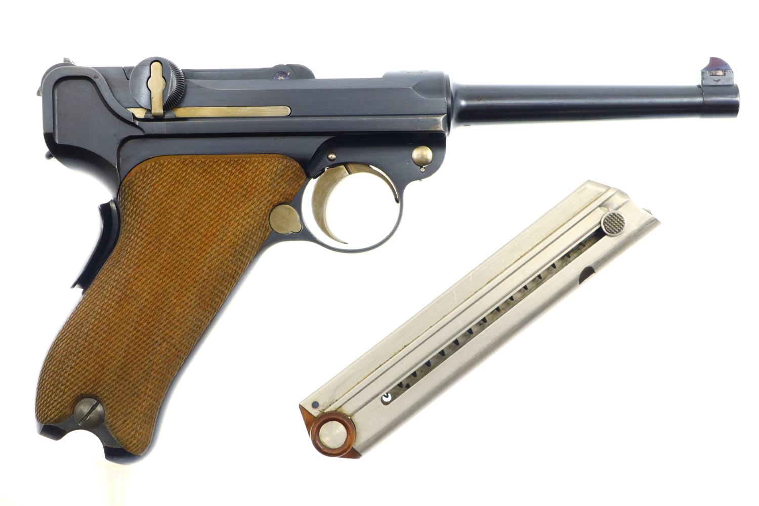 DWM E Prefix 1900 Swiss Military Contract Luger, E689, A-771 - Image 2