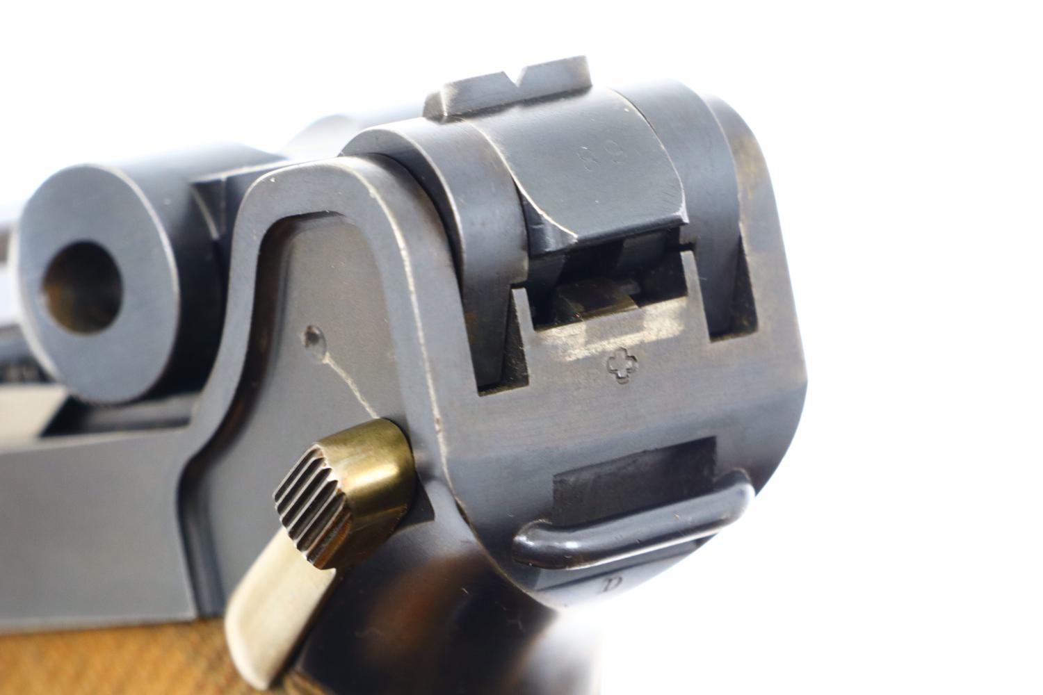 DWM E Prefix 1900 Swiss Military Contract Luger, E689, A-771 - Image 7