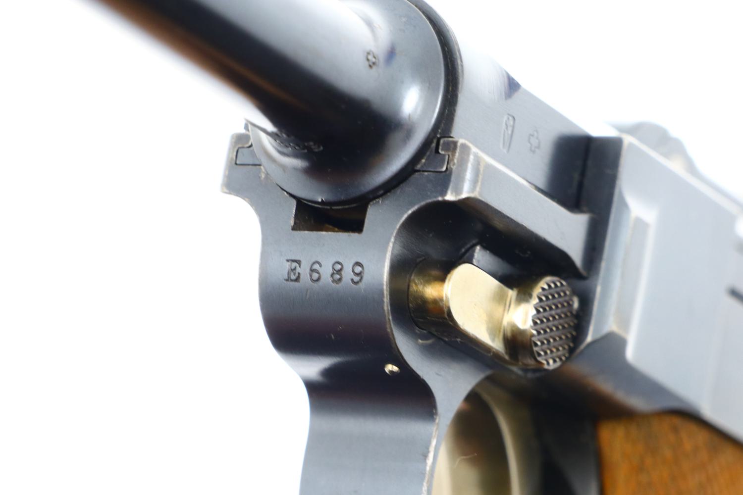 DWM E Prefix 1900 Swiss Military Contract Luger, E689, A-771 - Image 8